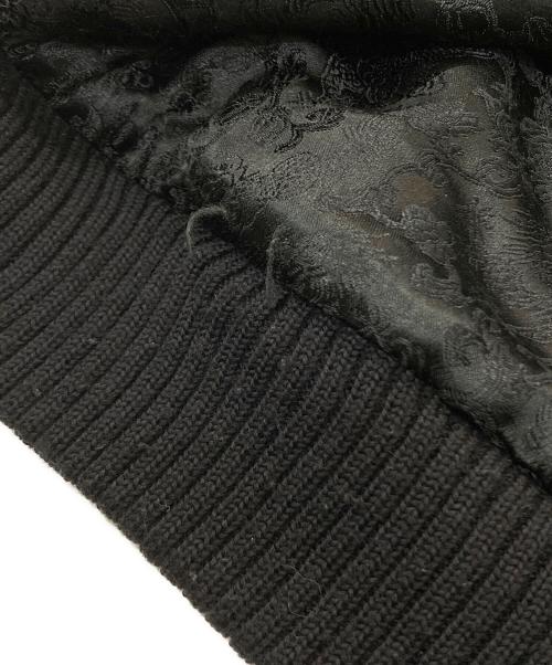 龍桜（リュウオウ）龍桜 (リュウオウ) レザー切替スタジャン ブラック サイズ:Ⅿの古着・服飾アイテム