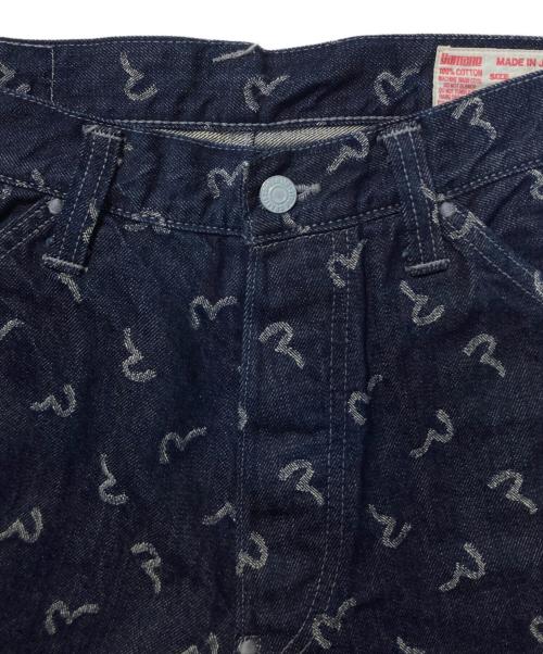 EVISU（エヴィス）EVISU (エヴィス) JQ DENIM RANDOM KAMOME インディゴ サイズ:SIZE32の古着・服飾アイテム