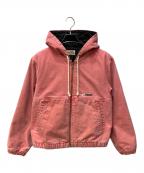 stussyステューシー）の古着「Double Dye Work Jacket」｜ピンク