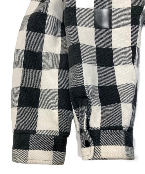 stussy（ステューシー）stussy (ステューシー) ウラボアバッファローチェックシャツ グレー サイズ:Mの古着・服飾アイテム