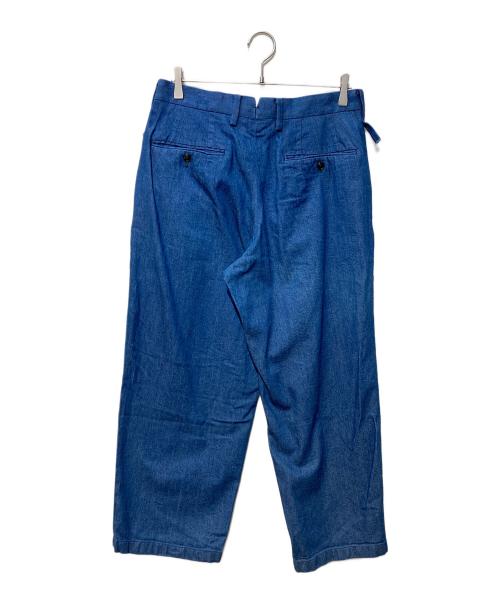 allery（アレリー）allery (アレリー) Tuck Denim Slacks 52 サイズ:Mの古着・服飾アイテム