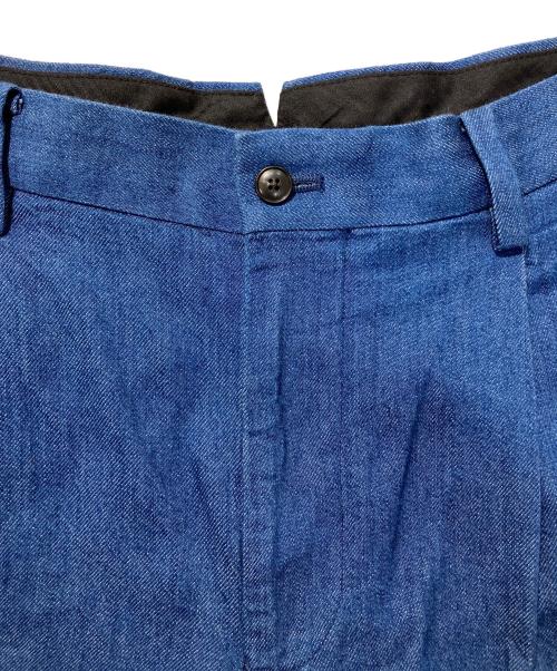 allery（アレリー）allery (アレリー) Tuck Denim Slacks 52 サイズ:Mの古着・服飾アイテム