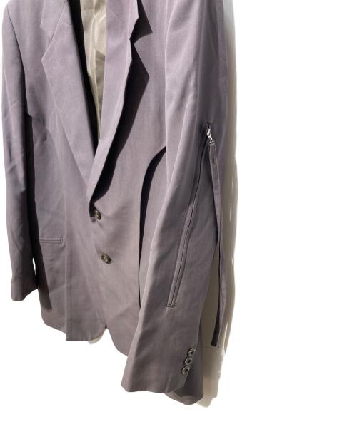 Ujoh（ウジョー）Ujoh (ウジョー) ZIP Sleeve Cut Up Jacket グレー サイズ:1の古着・服飾アイテム
