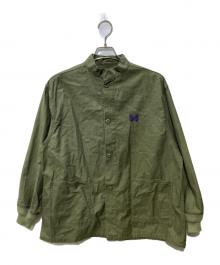 Needles（ニードルズ）の古着「ミリタリーシャツ」｜オリーブ