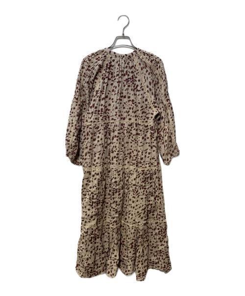 CLOTH&CROSS（クロスアンドクロス）CLOTH&CROSS (クロスアンドクロス) リネン混ワンピース ブラウン サイズ:1の古着・服飾アイテム