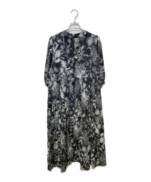 Vin（ヴィン）Vin (ヴィン) 花柄ワンピース ブラック サイズ:FREEの古着・服飾アイテム