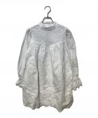 Hug O'Warハグオーワー）の古着「チュニックブラウス」｜ホワイト