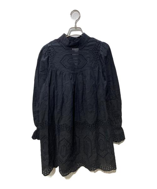 Hug O'War（ハグオーワー）Hug O'War (ハグオーワー) チュニックブラウス ブラック サイズ:FREEの古着・服飾アイテム