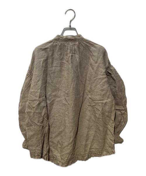 Hug O'War（ハグオーワー）Hug O'War (ハグオーワー) リネンブラウス ベージュ サイズ:FREEの古着・服飾アイテム