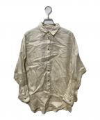 Spick and Spanスピック＆スパン）の古着「リネンシャツ」｜ベージュ