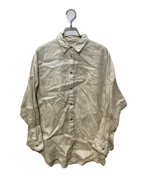 Spick and Span（スピック＆スパン）Spick and Span (スピック＆スパン) リネンシャツ ベージュ サイズ:サイズ表記なしの古着・服飾アイテム