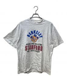 Q-TEES（キューティーズ）の古着「BARKELEYカレッジTシャツ」｜グレー