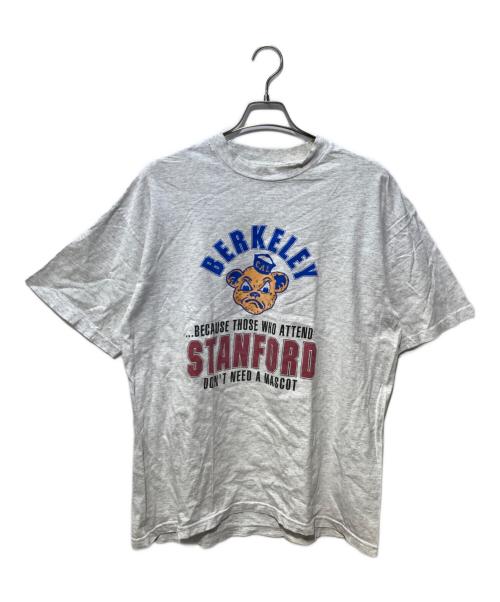 Q-TEES（キューティーズ）Q-TEES (キューティーズ) BARKELEYカレッジTシャツ グレー サイズ:XLの古着・服飾アイテム