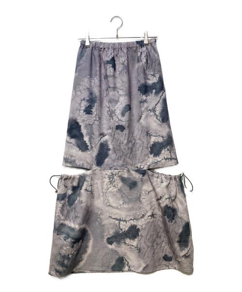 MANIA MARKET（マニアマーケット）MANIA MARKET (マニアマーケット) ロングスカート グレー サイズ:FREEの古着・服飾アイテム