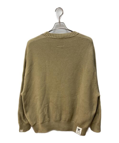 adidas（アディダス）adidas (アディダス) Song for the Mute (ソングフォーザミュート) SFTM KNIT CREW HEMP ベージュ サイズ:Lの古着・服飾アイテム