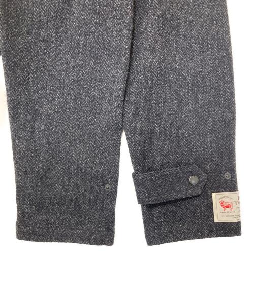 MACKINTOSH PHILOSOPHY（マッキントッシュ フィロソフィー）MACKINTOSH PHILOSOPHY Traditional Weatherwear (トラディショナルウェザーウェア) NEW HARROGATEヘリンボーンハンティングコート ブラック サイズ:SIZE34の古着・服飾アイテム