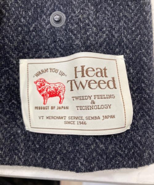 MACKINTOSH PHILOSOPHY（マッキントッシュ フィロソフィー）MACKINTOSH PHILOSOPHY Traditional Weatherwear (トラディショナルウェザーウェア) NEW HARROGATEヘリンボーンハンティングコート ブラック サイズ:SIZE34の古着・服飾アイテム