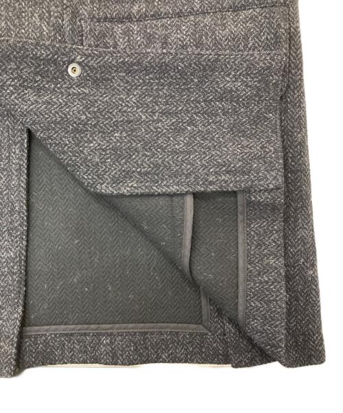 MACKINTOSH PHILOSOPHY（マッキントッシュ フィロソフィー）MACKINTOSH PHILOSOPHY Traditional Weatherwear (トラディショナルウェザーウェア) NEW HARROGATEヘリンボーンハンティングコート ブラック サイズ:SIZE34の古着・服飾アイテム