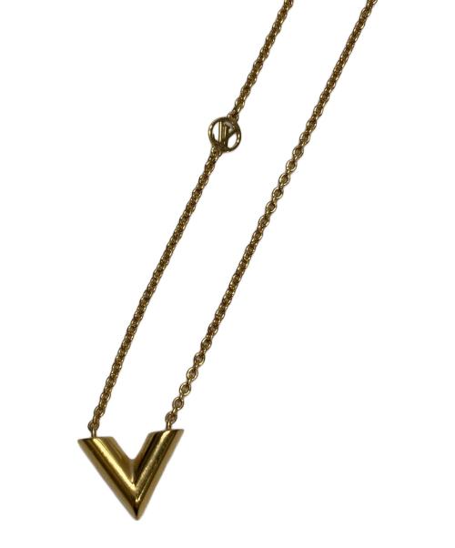 LOUIS VUITTON（ルイ ヴィトン）LOUIS VUITTON (ルイ ヴィトン) ネックレス・エセンシャル V ゴールドの古着・服飾アイテム