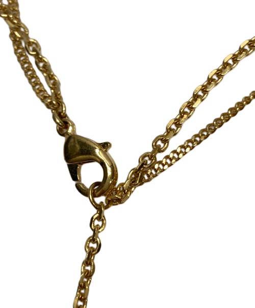 Dior（ディオール）DIOR (ディオール) PETIT CD ダブルネックレス ゴールドの古着・服飾アイテム