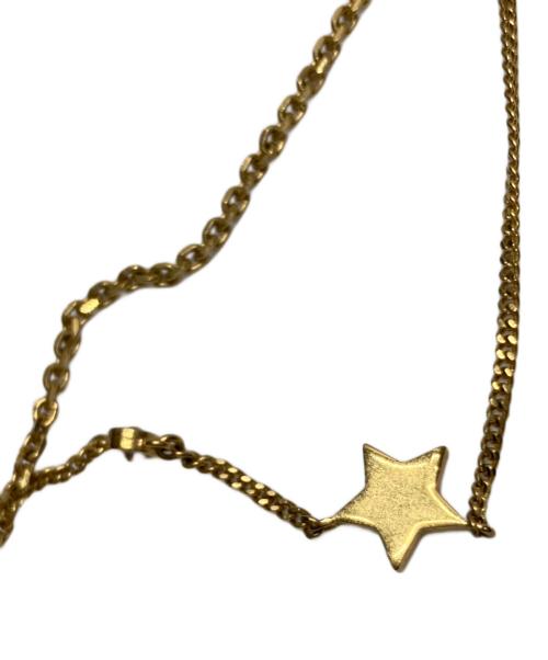 Dior（ディオール）DIOR (ディオール) PETIT CD ダブルネックレス ゴールドの古着・服飾アイテム