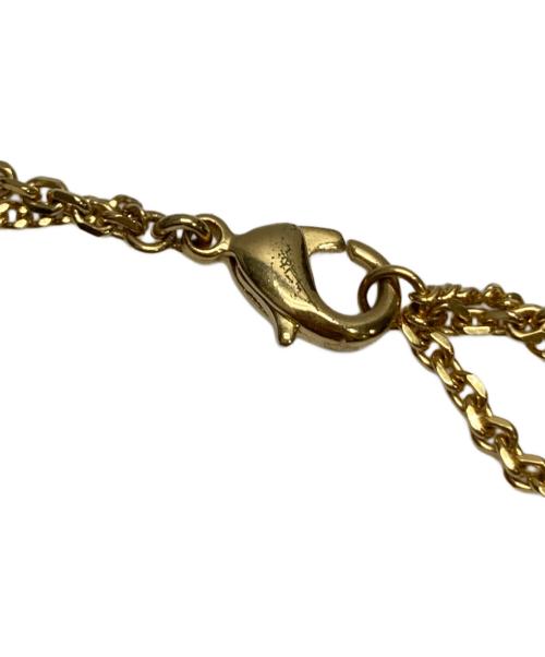 Dior（ディオール）DIOR (ディオール) PETIT CD ダブルネックレス ゴールドの古着・服飾アイテム