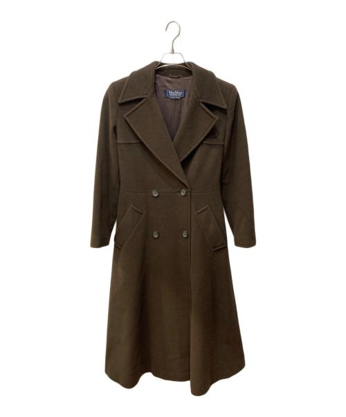 Max Mara WEEK END LINE（マックスマーラ ウイークエンドライン）Max Mara WEEK END LINE (マックスマーラ ウイークエンドライン) ウールチェスターコート ブラウン サイズ:SIZE42の古着・服飾アイテム