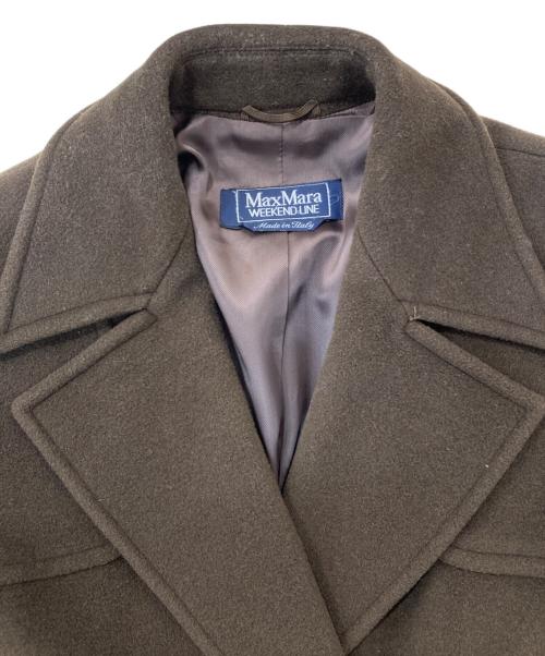 Max Mara WEEK END LINE（マックスマーラ ウイークエンドライン）Max Mara WEEK END LINE (マックスマーラ ウイークエンドライン) ウールチェスターコート ブラウン サイズ:SIZE42の古着・服飾アイテム