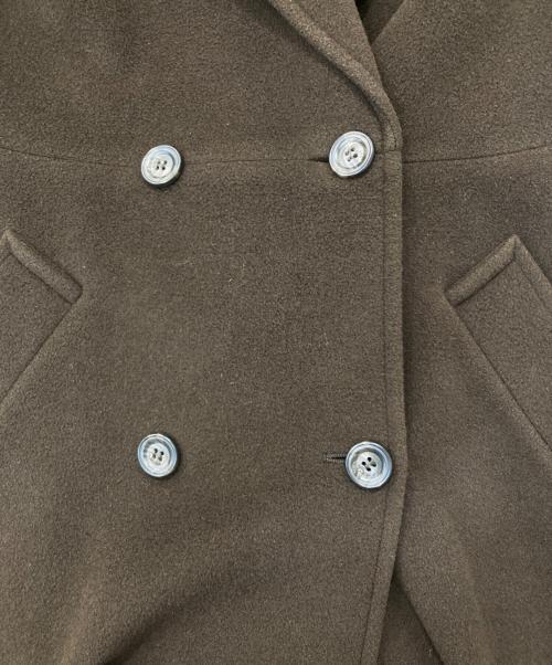 Max Mara WEEK END LINE（マックスマーラ ウイークエンドライン）Max Mara WEEK END LINE (マックスマーラ ウイークエンドライン) ウールチェスターコート ブラウン サイズ:SIZE42の古着・服飾アイテム
