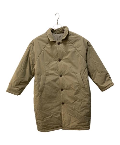 Yarn Studios（ヤーン）Yarn Studios (ヤーン) ナイロン中綿コート ベージュ サイズ:FREEの古着・服飾アイテム