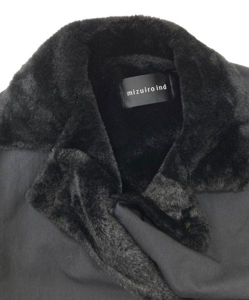 mizuiro-ind（ミズイロインド）mizuiro-ind (ミズイロインド) バックボアコート ブラック サイズ:FREEの古着・服飾アイテム