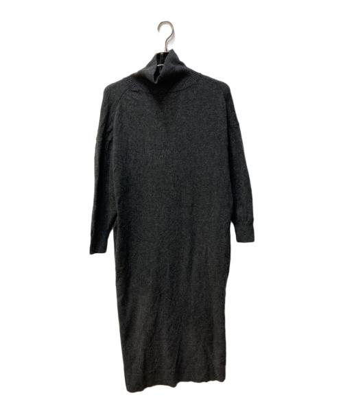 KAGURE（カグレ）kagure (カグレ) ラムウールニットワンピース グレーの古着・服飾アイテム