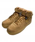 NIKEナイキ）の古着「ハイカットスニーカー」｜ベージュ