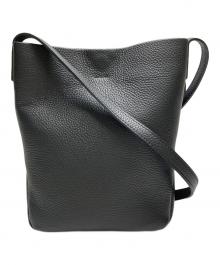 itten-itten（イッテンイッテン）の古着「レザーショルダーバッグ」｜ブラック