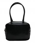 Rinoriリノリ）の古着「レザーミニボストンバッグ」｜ブラック