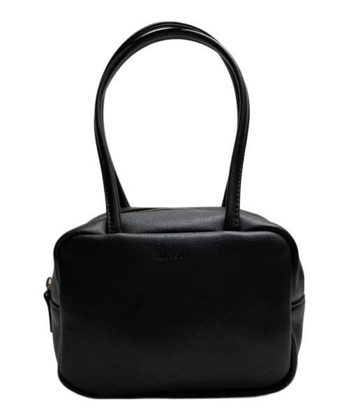 Rinori（リノリ）Rinori (リノリ) レザーミニボストンバッグ ブラックの古着・服飾アイテム