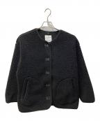 SHIPS anyシップスエニィ）の古着「ボアジャケット」｜ブラック