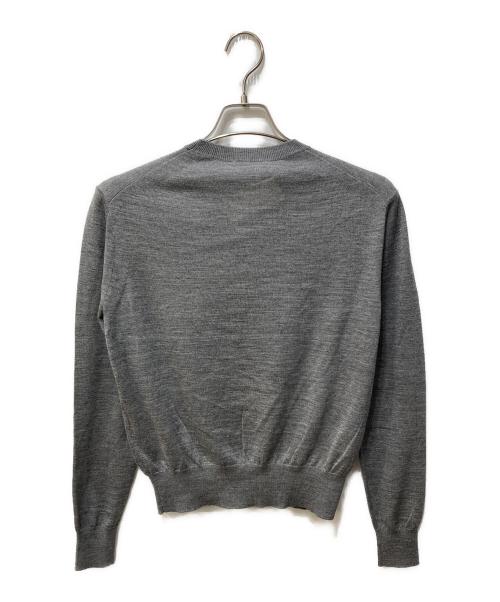 Whim Gazette（ウィムガゼット）Whim Gazette (ウィムガゼット) 16Gクルーネックプルオーバー グレー サイズ:F 未使用品の古着・服飾アイテム
