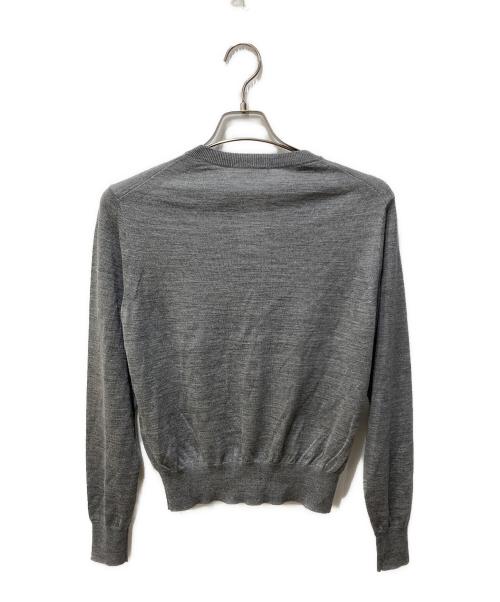 Whim Gazette（ウィムガゼット）Whim Gazette (ウィムガゼット) 16Gテンジクカーディガン グレー サイズ:F 未使用品の古着・服飾アイテム
