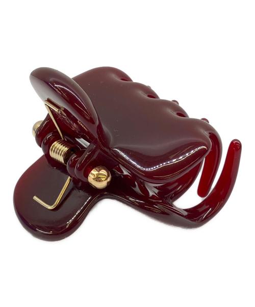 UNDO HAIRWARE（ウンドウヘアウェア）UNDO HAIRWARE (ウンドウヘアウェア) CLAW CLIP No.2 バーガンディーの古着・服飾アイテム