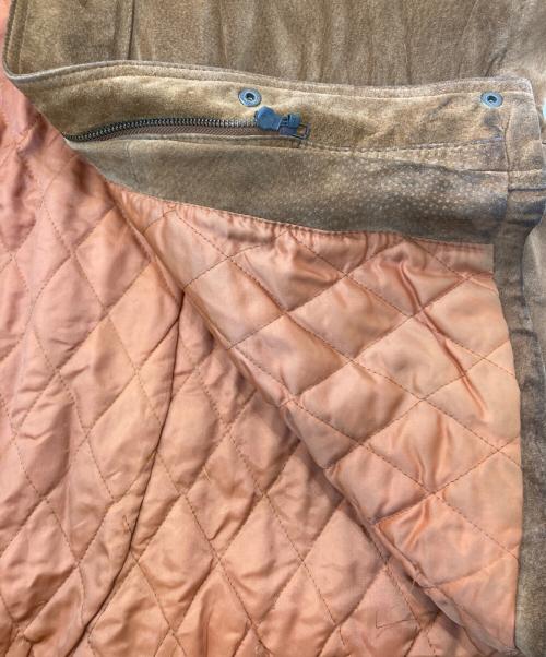 SEAHOP（シーホップ）SEAHOP (シーホップ) ファーフーデッドレザージャケット ブラウン サイズ:Lの古着・服飾アイテム