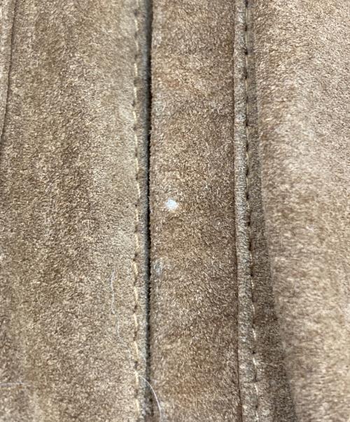 SEAHOP（シーホップ）SEAHOP (シーホップ) ファーフーデッドレザージャケット ブラウン サイズ:Lの古着・服飾アイテム