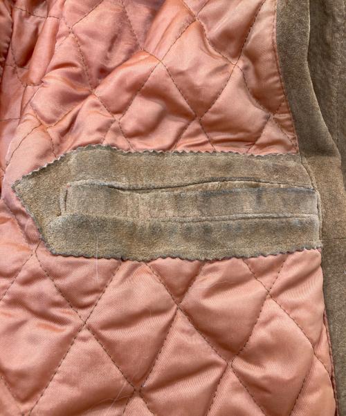 SEAHOP（シーホップ）SEAHOP (シーホップ) ファーフーデッドレザージャケット ブラウン サイズ:Lの古着・服飾アイテム