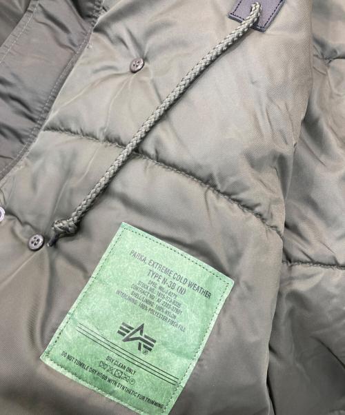 ALPHA（アルファ）ALPHA (アルファ) フライトジャケット カーキ サイズ:Lの古着・服飾アイテム