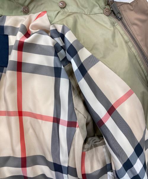 BURBERRY LONDON（バーバリーロンドン）BURBERRY LONDON (バーバリーロンドン) ノバチェックフォックスファーダウンライナー付コート ブラウン サイズ:46の古着・服飾アイテム