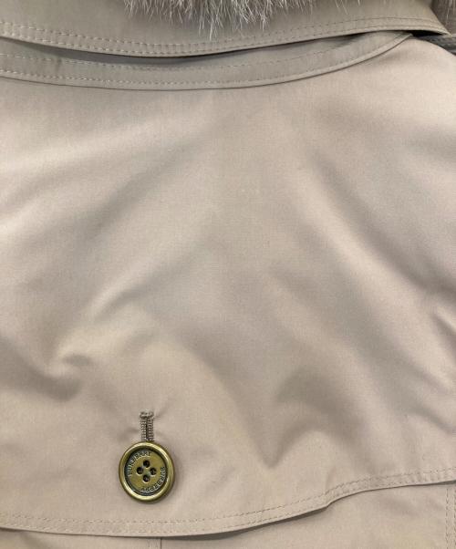 BURBERRY LONDON（バーバリーロンドン）BURBERRY LONDON (バーバリーロンドン) ノバチェックフォックスファーダウンライナー付コート ブラウン サイズ:46の古着・服飾アイテム