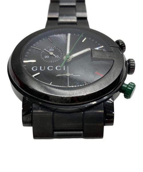 GUCCI（グッチ）GUCCI (グッチ) Gクロノ ブラックの古着・服飾アイテム