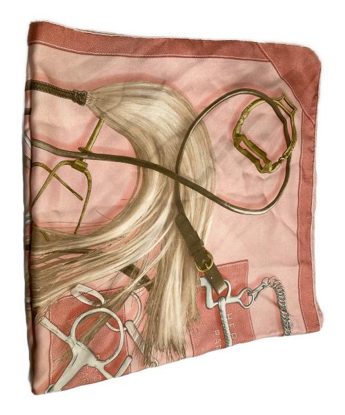 HERMES（エルメス）HERMES (エルメス) カレ90　PROJETS CARRES ピンクの古着・服飾アイテム