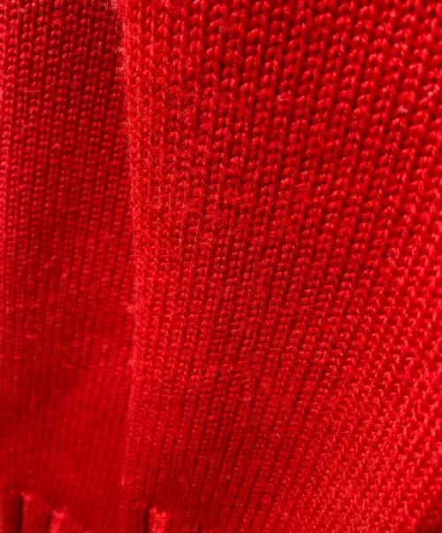 DOLCE & GABBANA（ドルチェ＆ガッバーナ）DOLCE & GABBANA (ドルチェ＆ガッバーナ) ドライバーズニット レッド サイズ:SIZE 40の古着・服飾アイテム