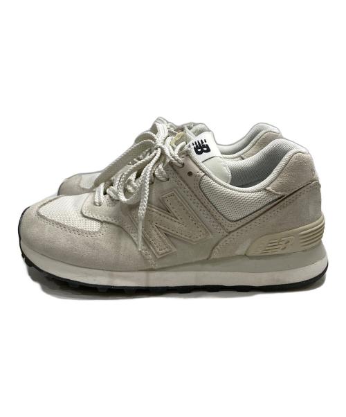 NEW BALANCE（ニューバランス）NEW BALANCE (ニューバランス) スニーカー アイボリー サイズ:22.5cmの古着・服飾アイテム